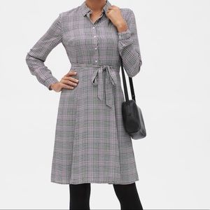NWT Banana Republic Factory Petite Plaid Dress